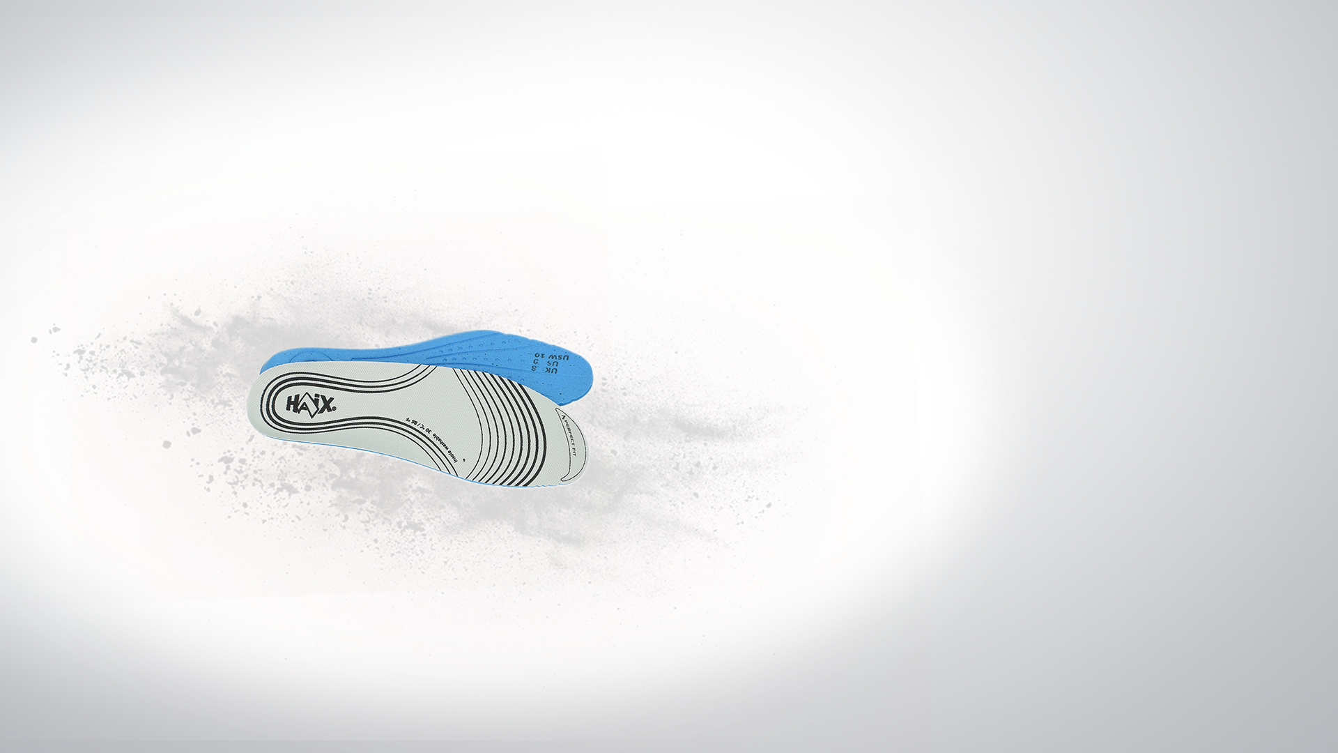 insole, Schuhteinsole, blauer Insole, Fußbett, musterinsole