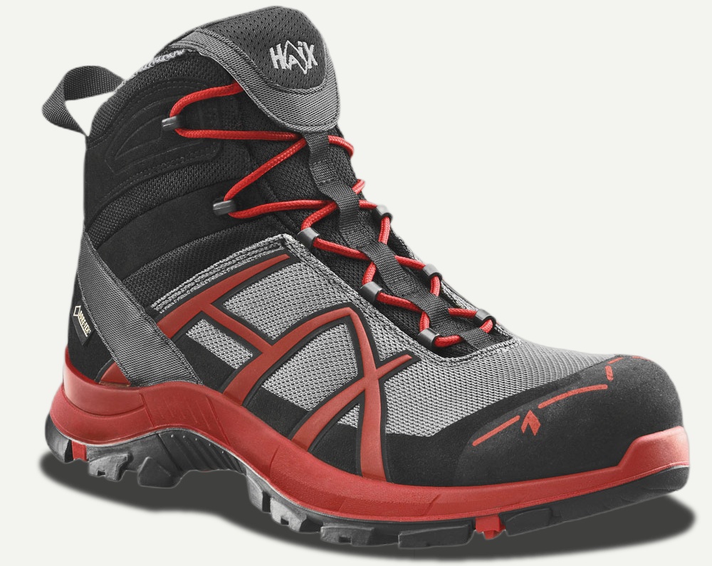 HAIX Black Eagle Safety 40 Mid stone/red