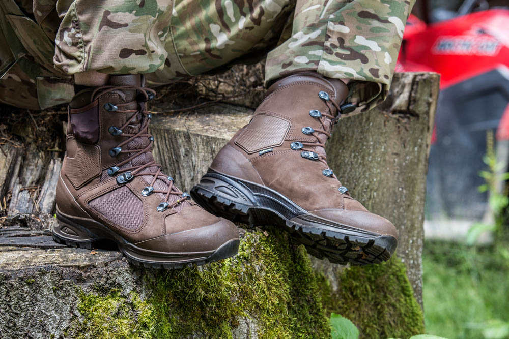 Rangers/Chaussures de randonnée HAIX Népal Pro Armée OCCASION en pointure 41 